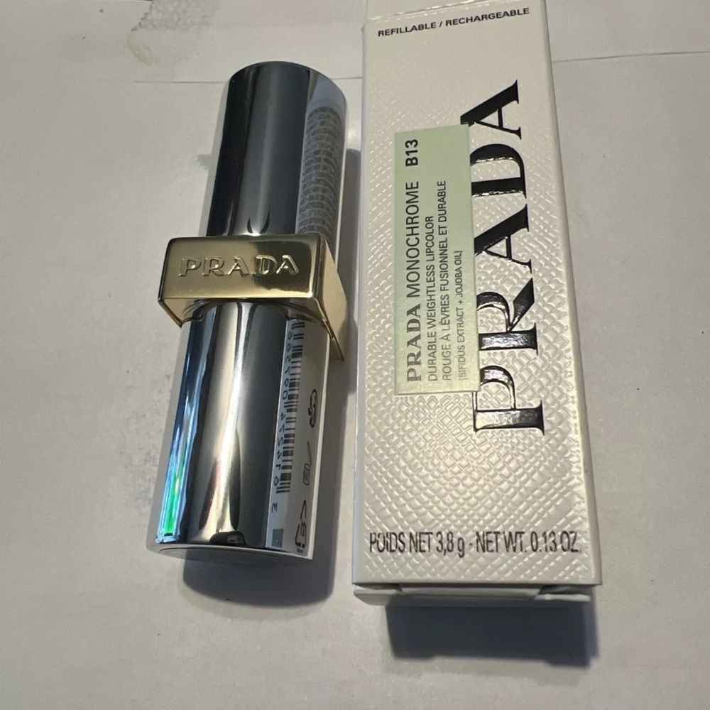PRADA Monochrome Lip Colour Hyper Matte B13 Marron Cool Nude NIB